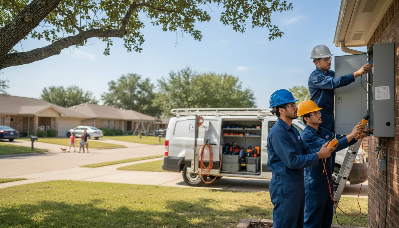 Certified electrician providing emergency electrical services in Pendleton, KY